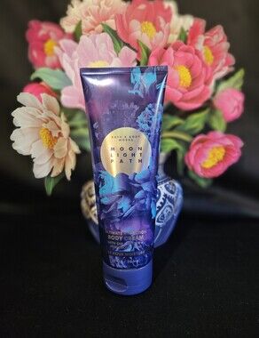 NWT Bath & Body Works Moonlight Path Body Cream - Purple & Blue